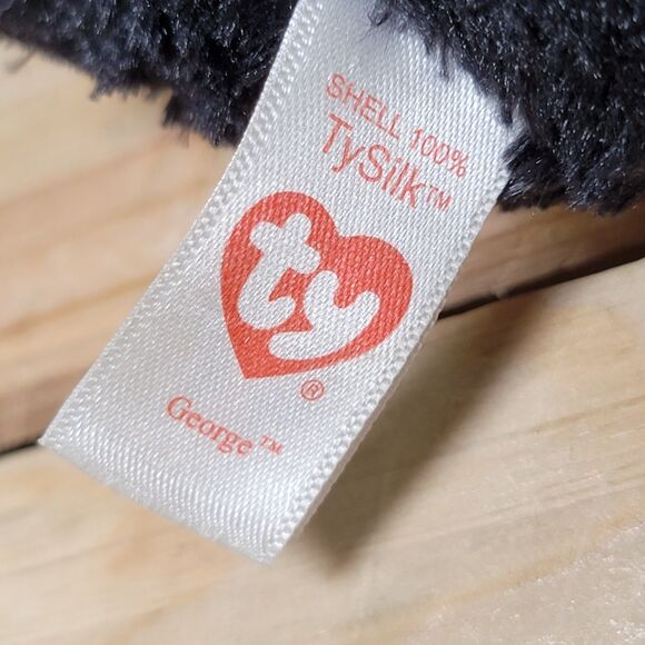 TY Beanie Boos "George" 8" Black Gorilla w/ Tags - Picture 7 of 8